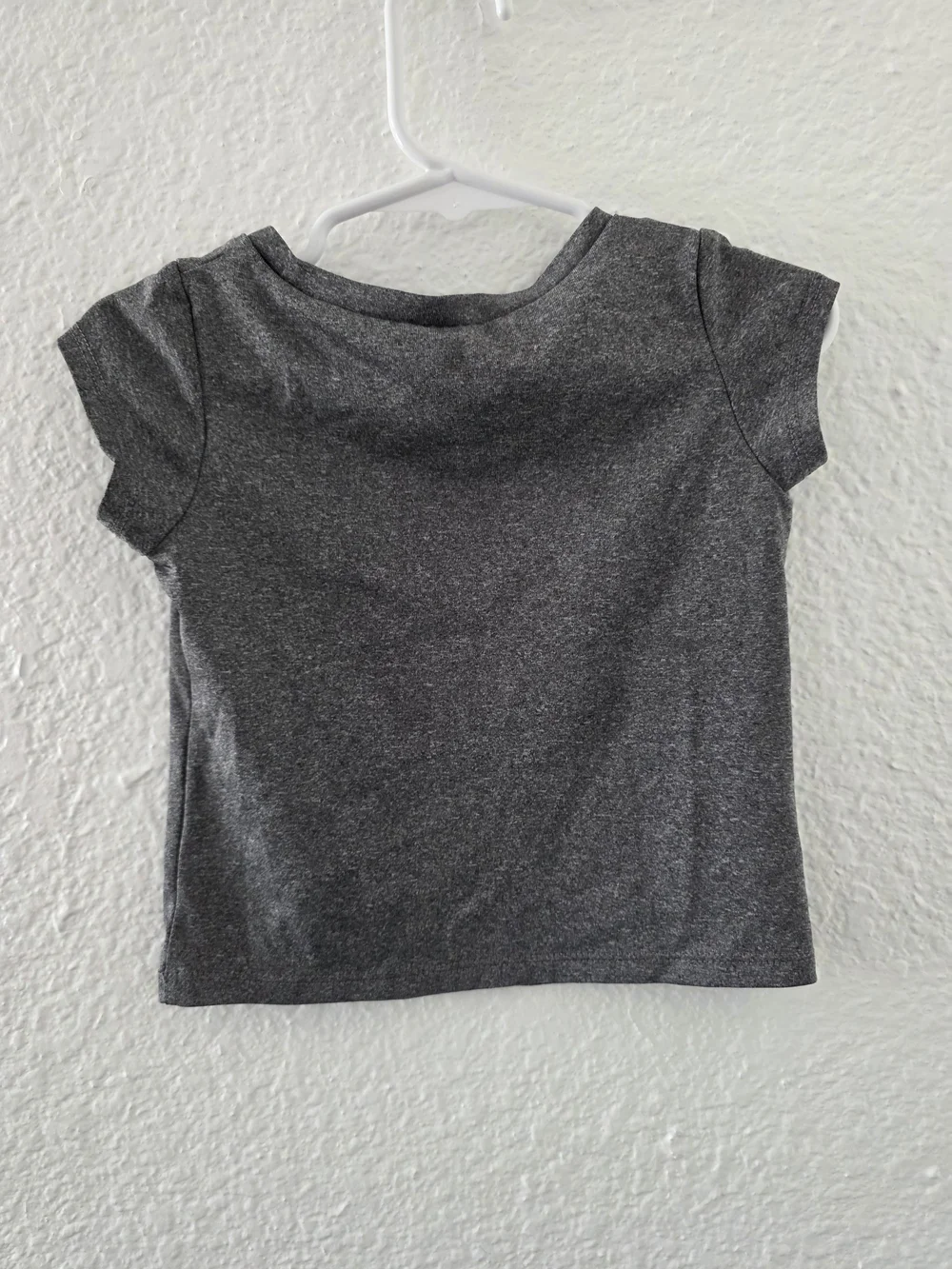 Nike Kids' Gray Dri-FIT Short Sleeve Tee with Colorful Logo
